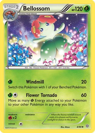 Bellossom 004 XY Ancient Origins - Uncommon