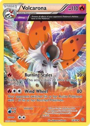 Volcarona (18) 018 XY Ancient Origins - Rare