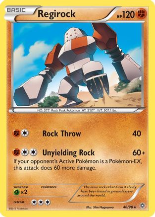 Regirock 040/98 XY Ancient Origins - Rare