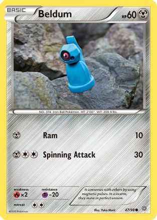 Beldum 047 XY Ancient Origins - Common