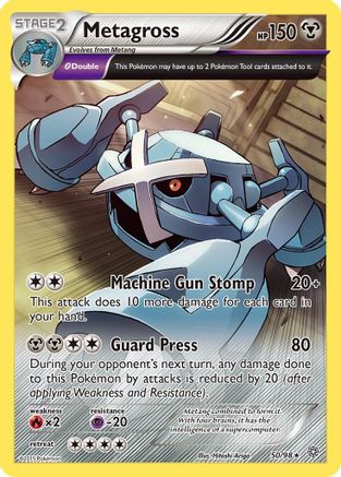 Metagross (50) 050 - Reverse Holofoil XY Ancient Origins - Rare