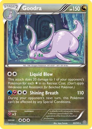 Goodra 060 - Holofoil XY Ancient Origins - Holo Rare