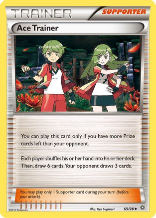Ace Trainer 069 - Reverse Holofoil XY Ancient Origins - Uncommon