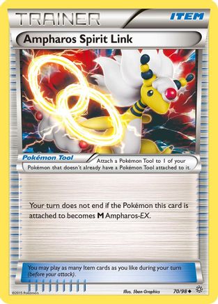 Ampharos Spirit Link 070 XY Ancient Origins - Uncommon