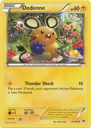 Dedenne 057 - Reverse Holofoil XY BREAKthrough - Uncommon