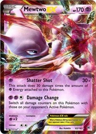 Mewtwo EX (62) 062 - Holofoil XY BREAKthrough - Ultra Rare