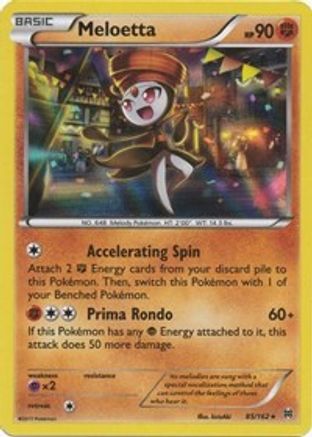 Meloetta 085 - Holofoil XY BREAKthrough - Holo Rare