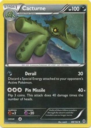Cacturne 088 - Reverse Holofoil XY BREAKthrough - Uncommon