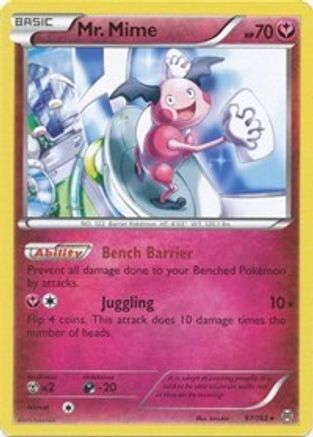 Mr. Mime 097 - Reverse Holofoil XY BREAKthrough - Rare