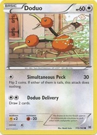 Doduo (115) 115 XY BREAKthrough - Common