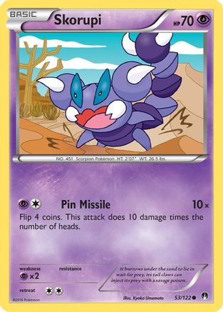 Skorupi 053 - Reverse Holofoil XY BREAKpoint - Common