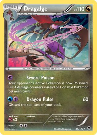 Dragalge 086 - Holofoil XY BREAKpoint - Holo Rare