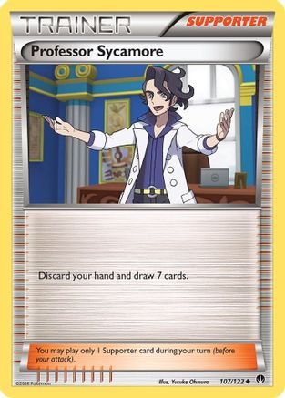 Professor Sycamore 107 - Reverse Holofoil XY BREAKpoint - Uncommon