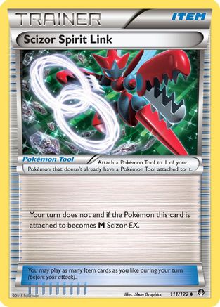 Scizor Spirit Link 111 XY BREAKpoint - Uncommon