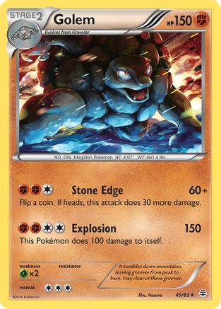 Golem/83 - Reverse Holofoil Generations - Holo Rare