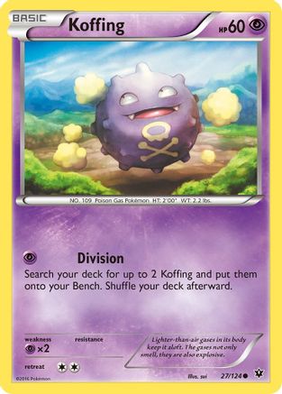 Koffing 027 XY Fates Collide - Common
