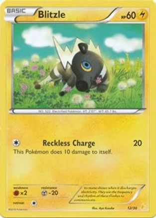 Blitzle (12) XY Trainer Kit Pikachu Libre & Suicune - Common