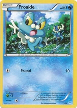 Froakie (11) XY Trainer Kit Pikachu Libre & Suicune - Common