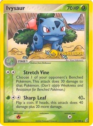 Ivysaur - 35/100 (Prerelease)/100 - Holofoil Nintendo Promos - Promo