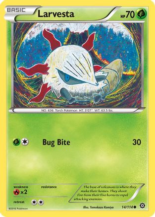 Larvesta 014 XY Steam Siege - Common