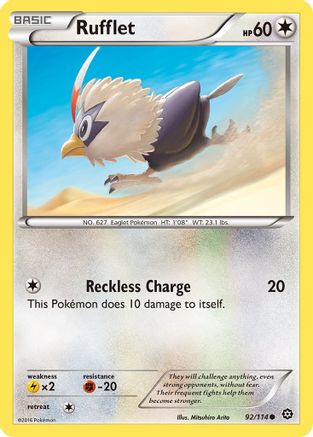 Rufflet 092 XY Steam Siege - Common
