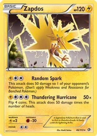 Zapdos 046/113 Deck Exclusives - Rare