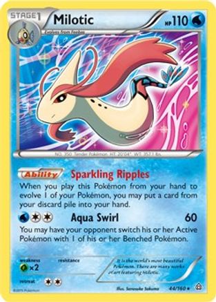 Milotic 044/160 Deck Exclusives - Rare