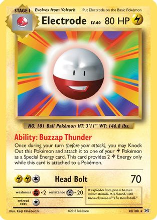 Electrode 040 XY Evolutions - Rare
