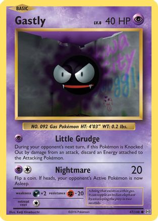 Gastly 047 XY Evolutions - Common