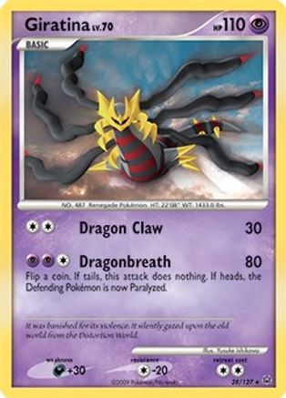 Giratina Lv. 70 - 28/127 (DPPt Platinum)/127 - Holofoil Deck Exclusives - Holo Rare