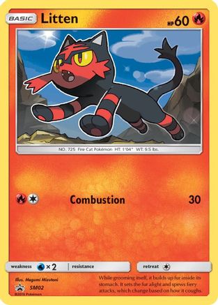 Litten SM02 - Holofoil SM Promos - Promo