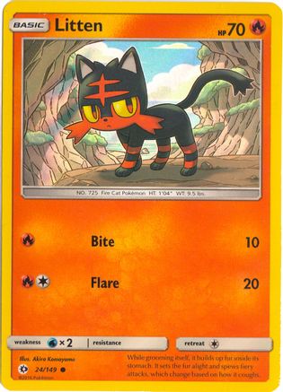 Litten 024/149 - Holofoil Miscellaneous Cards & Products - Promo