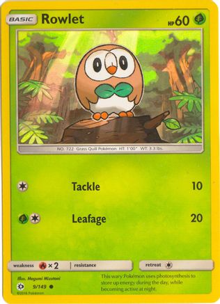 Rowlet 009/149 - Holofoil Miscellaneous Cards & Products - Promo