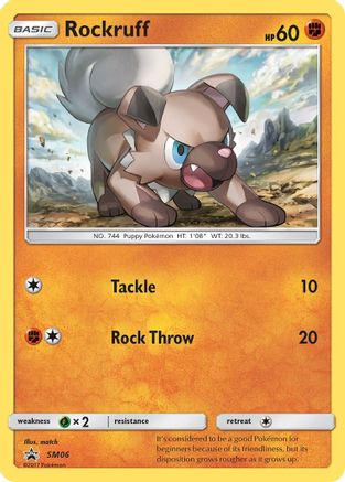 Rockruff SM06 - Holofoil SM Promos - Promo