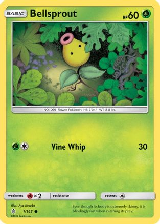 Bellsprout 001 SM Guardians Rising - Common