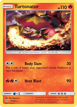 Turtonator/145 SM Guardians Rising - Rare