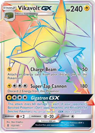 Vikavolt GX (Secret) 152 - Holofoil SM Guardians Rising - Secret Rare
