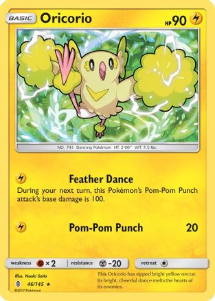 Oricorio (46) SM Guardians Rising - Rare