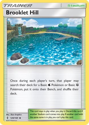 Brooklet Hill 120 - Reverse Holofoil SM Guardians Rising - Uncommon