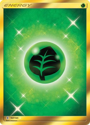 Grass Energy (Secret) 167/145 - Holofoil SM Guardians Rising - Secret Rare
