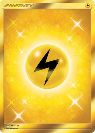 Lightning Energy (Secret) 168/145 - Holofoil SM Guardians Rising - Secret Rare