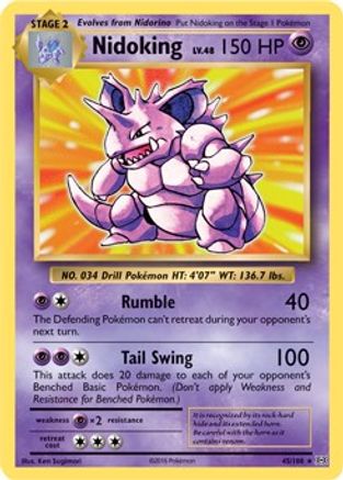 Nidoking 045/108 Deck Exclusives - Rare