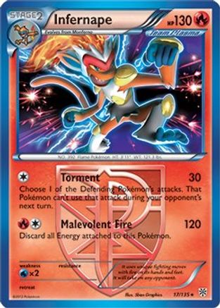 Infernape 017/135 Deck Exclusives - Rare