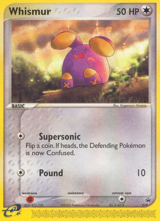 Whismur - 019 (Target Promo) Nintendo Promos - Promo