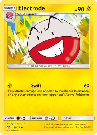 Electrode 031 Shining Legends - Uncommon