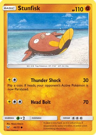 Stunfisk 046 Shining Legends - Common