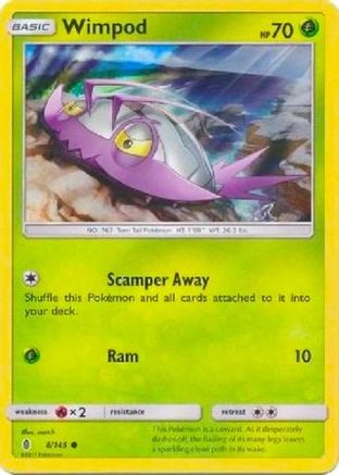 Wimpod - 8/145 (Collection Promo)/145 - Holofoil League & Championship Cards - Promo