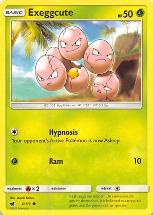 Exeggcute 004 SM Crimson Invasion - Common