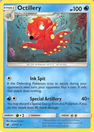 Octillery - Reverse Holofoil SM Crimson Invasion - Rare