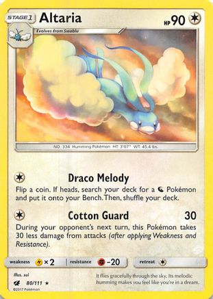 Altaria 080 SM Crimson Invasion - Rare